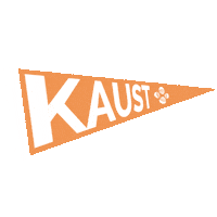 Orange Pennant Sticker by King Abdullah University of Science and Technology (KAUST)