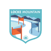 Ski Mountain Sticker by Sunday River