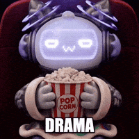 Hot Tea Popcorn GIF by Super Studios (Community)