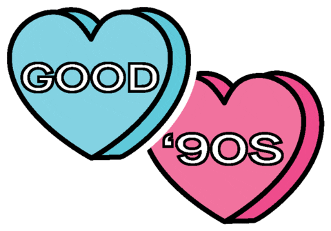 90S Hearts Sticker by GOOD AMERICAN