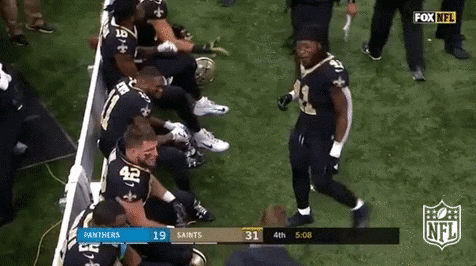 new orleans saints airheads GIF by NFL