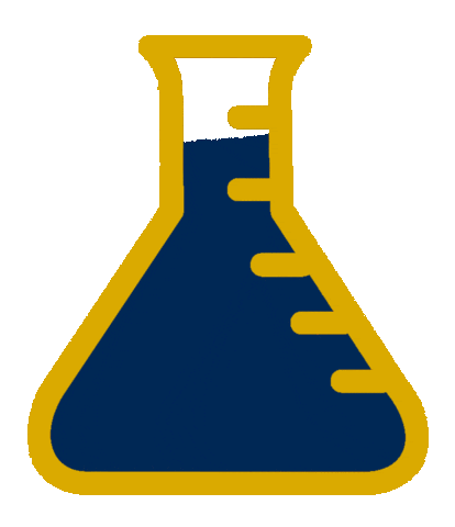 Chemistry Flask Sticker by UC Davis