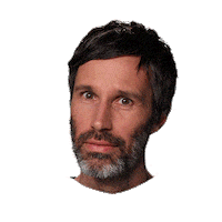 brad floating head Sticker by Originals