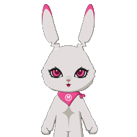 Happy Bunny Sticker by Fluffey