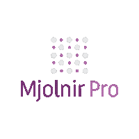 Mjolnir Sticker by Adoxy
