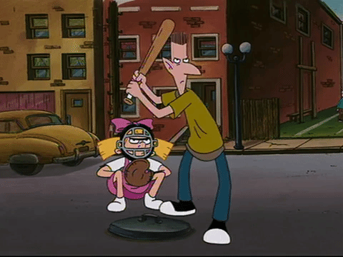 hey arnold nicksplat GIF