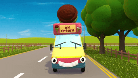 Ice Cream Fire GIF by moonbug