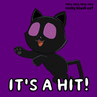 Glow Black Cat GIF by VeeFriends