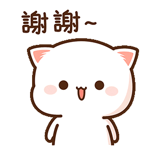 kawaiihoshi giphyupload happy cat wait Sticker