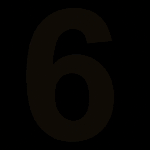 lorenaknnot giphygifmaker number 6 numero GIF