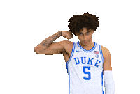 College Basketball Kiss Sticker by Duke Men's Basketball