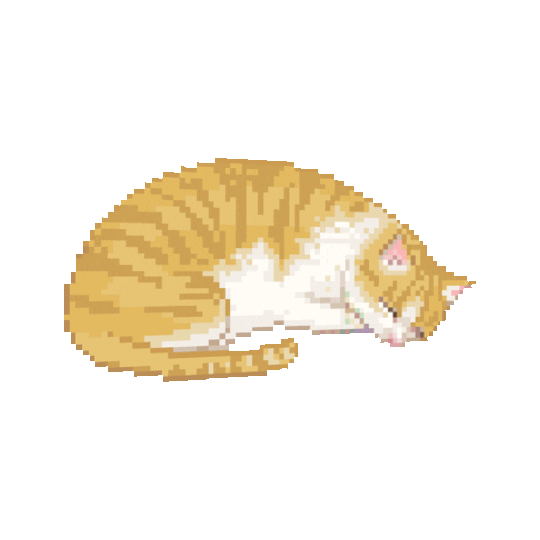 tired cat STICKER by imoji