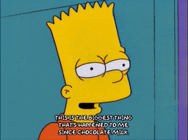 excited bart simpson GIF