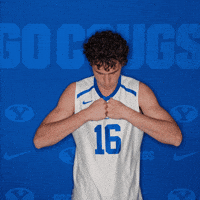 Ncaa Volleyball Go Cougs GIF by BYU Cougars