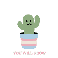 Flower Grow Sticker by MICA Graphic Design Motion