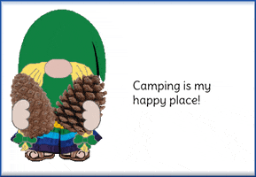 Camping Pine Cones GIF