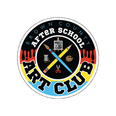 OurLittleWorldStudio giphygifmaker make take artschool Sticker