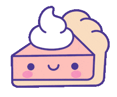 Pumpkin Pie Food Sticker by beckycas