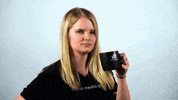RockCityGeek coffee excited thumbs up happy dance GIF