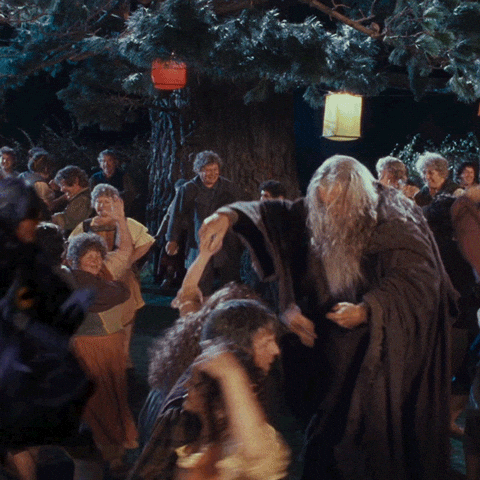 Lord Of The Rings Dancing GIF by Bell Brothers