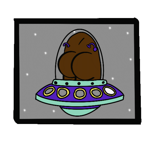 Area 51 Art Sticker by Nilaja