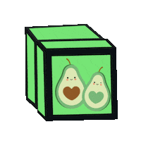 Avocado Sticker by Detallitos Pandora
