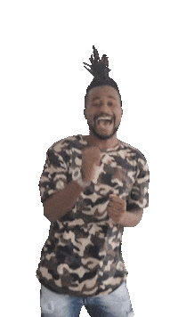 Feliz Negro Sticker by Ulisses Passos