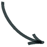 Look Arrow Sticker by Adobe Creative Cloud Express