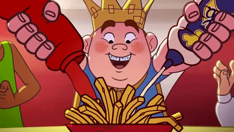 Craving French Fries GIF by SYBO