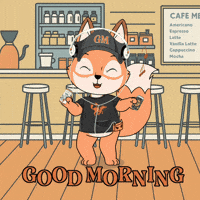 Good Morning GIF by Raposa Coffee