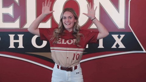 College Athletics Ncaa Softball GIF by Elon Phoenix