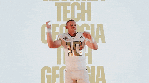 Georgia Tech Football Sport GIF by Georgia Tech Yellow Jackets