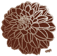 Flower Dahlia Sticker
