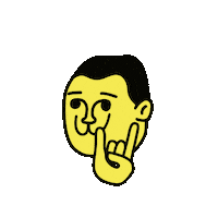 Rock On Party Sticker