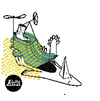 Sticker Ball Sticker by Dolly Warhol