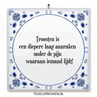 Wijsheid Troost GIF by Tegelspreuken.nl
