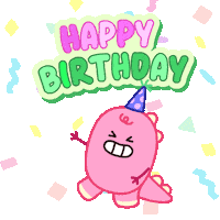 Feliz Cumple Happy Birthday Sticker by DINOSALLY