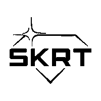 Glitter Gold Sticker by SKRT®