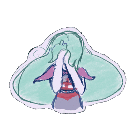 RayWhybee giphyupload oc ghostgirl raywhybee Sticker