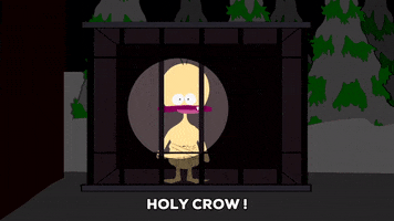 scared duck GIF by South Park 