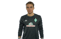 Luca Plogmann Thumbs Up Sticker by SV Werder Bremen