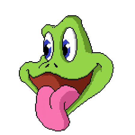 Frog Sticker by Joe Baker