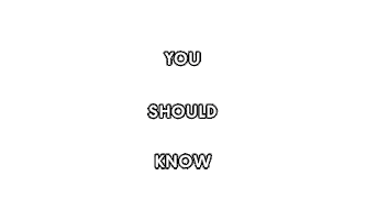 should know Sticker by Billboard