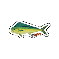Mahi Mahi Ocean Sticker by AFW Fishing Brands