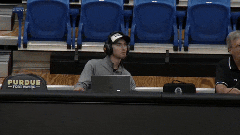 Frustrated Why Me GIF by Purdue Fort Wayne Athletics