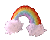 Rainbow Cloud Sticker by Daze Off