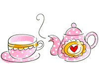 Pink Tea Sticker by Blond Amsterdam