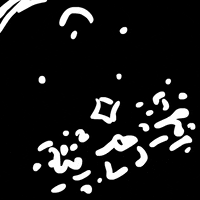 black and white animation GIF by Philippe Roy