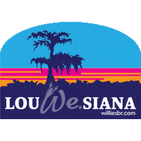 Sunset Louisiana Sticker by williesbr