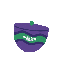 Mardi Gras Crawfish Sticker by Universal Destinations & Experiences
